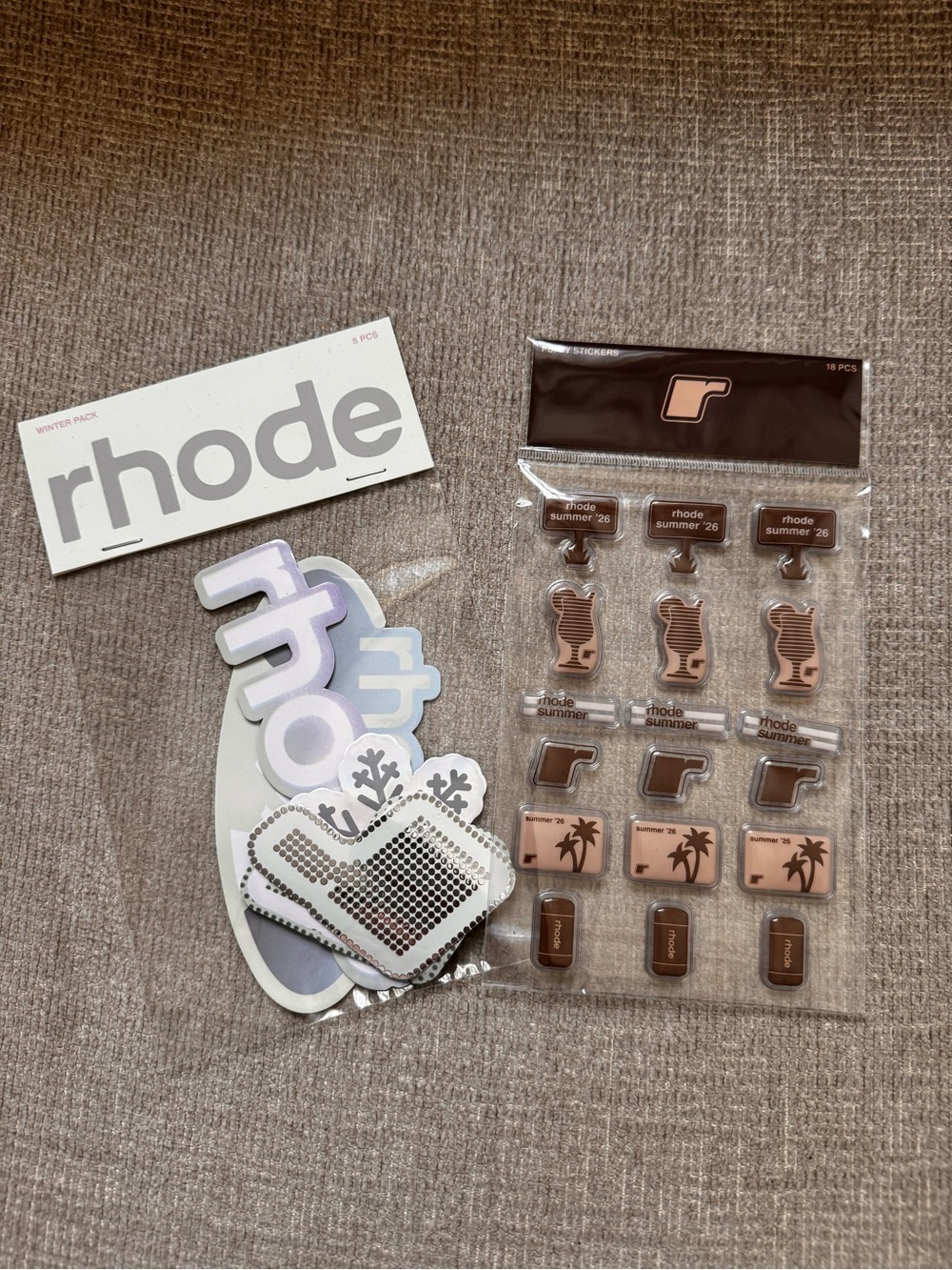 Rhode Limited Edition Winter & Summer Stickers